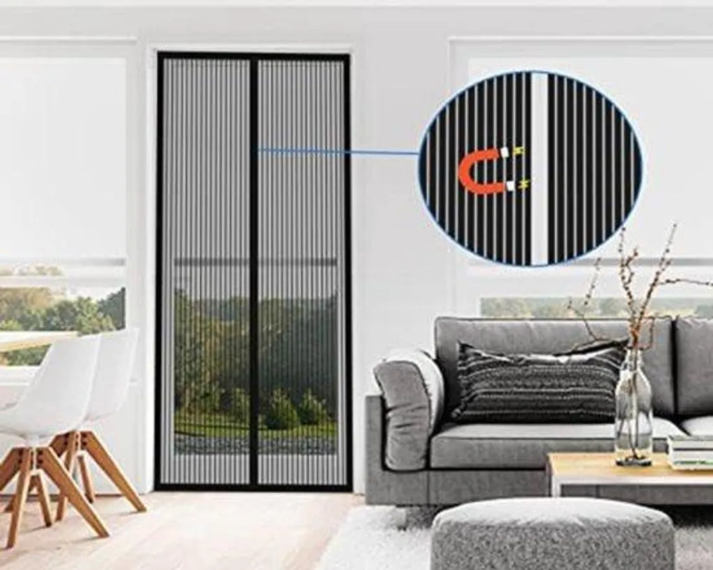 Moustiquaire noire 160 x 200 cm - Protection maille fine pour lit double
