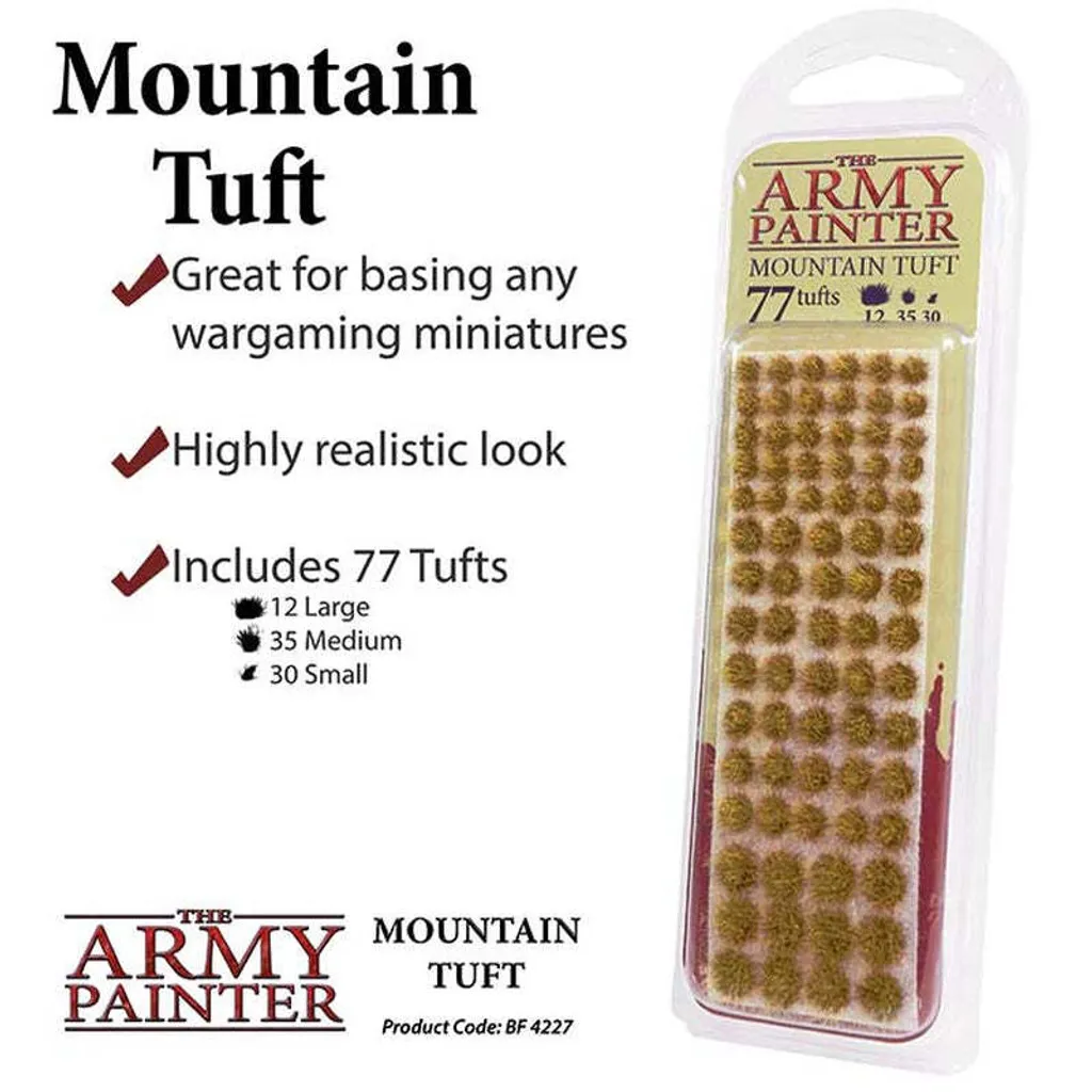 Mountain Tuft The Army Painter - Herbe statique autocollante réaliste