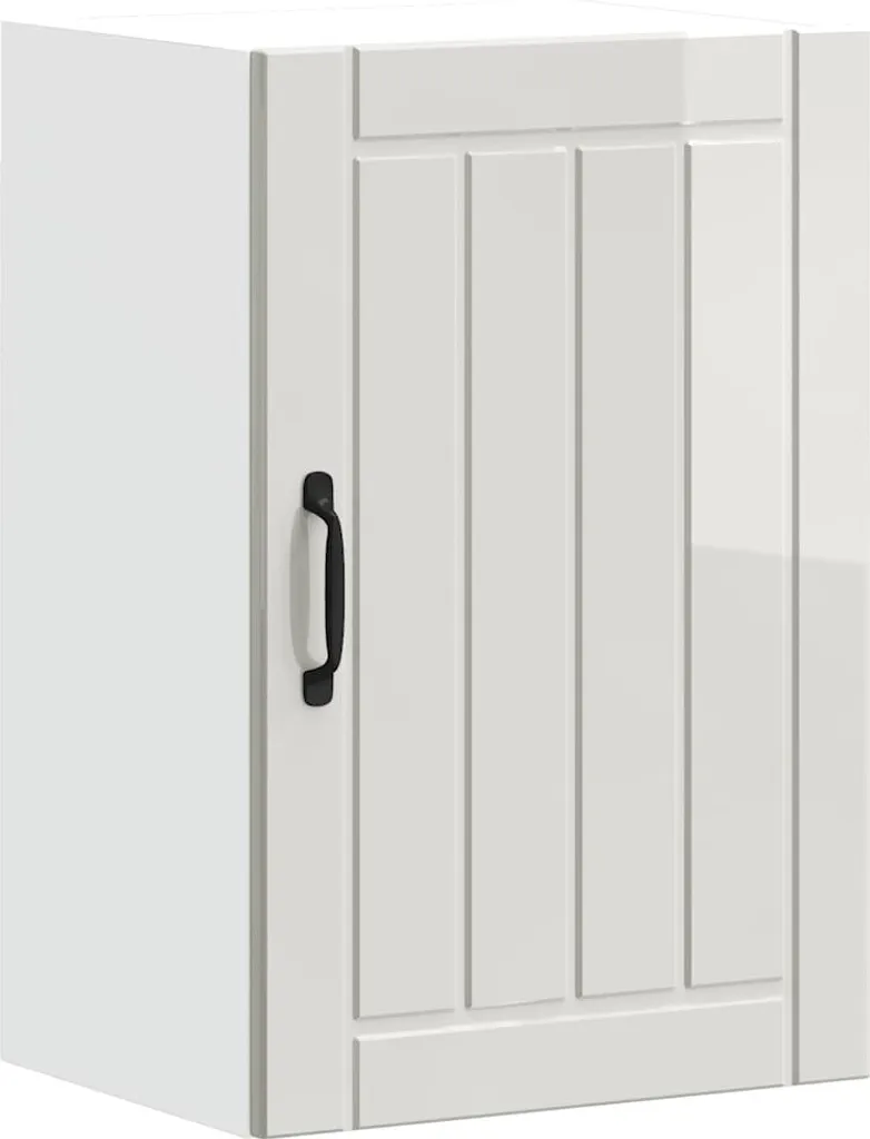SYFAX™ Pensile da Cucina Lucca Bianco Lucido in Legno Multistrato
