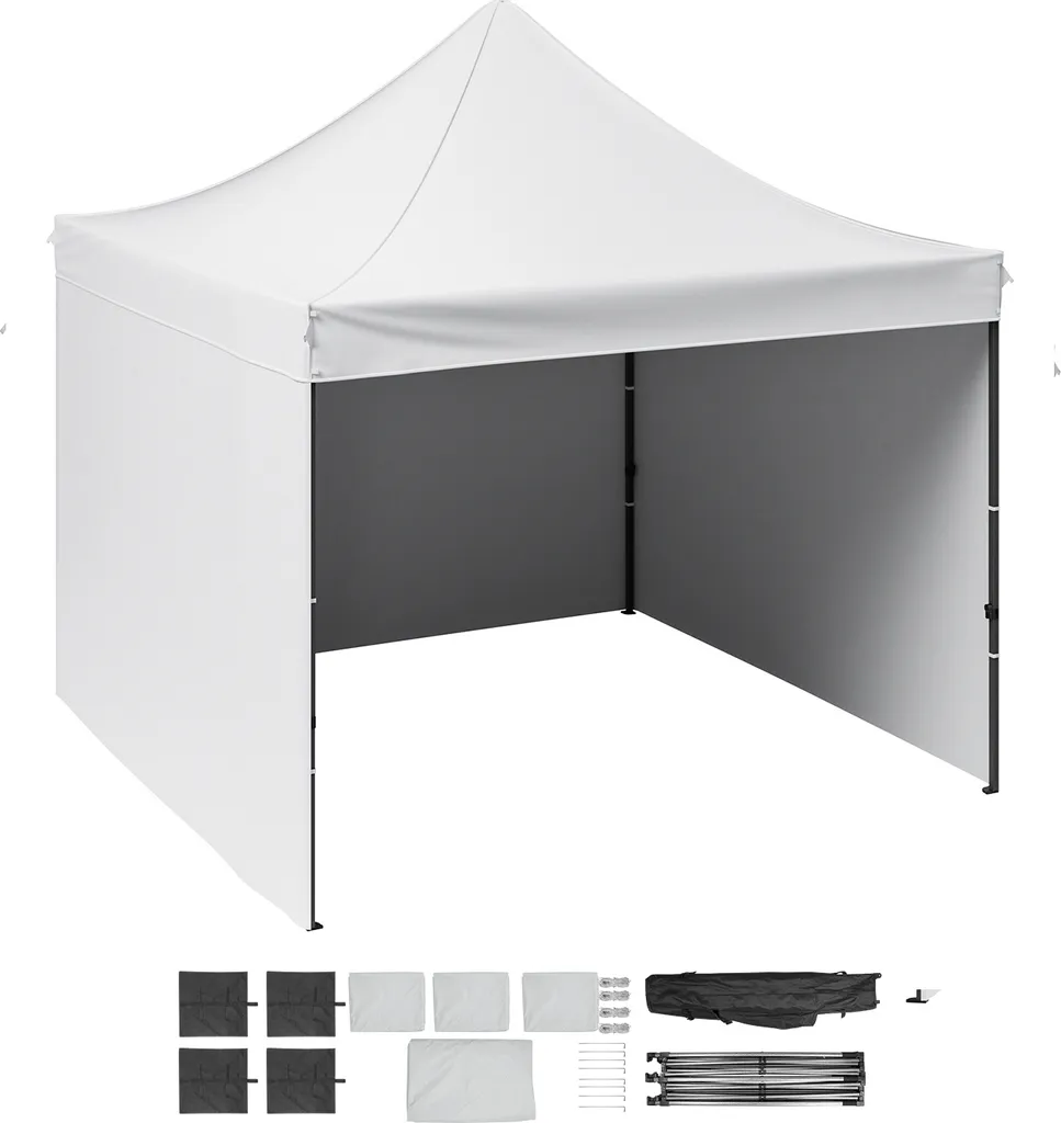 SucceBuy Abri Pop-up 10x10 pieds - Tente Pavillon 3x3m avec Parois