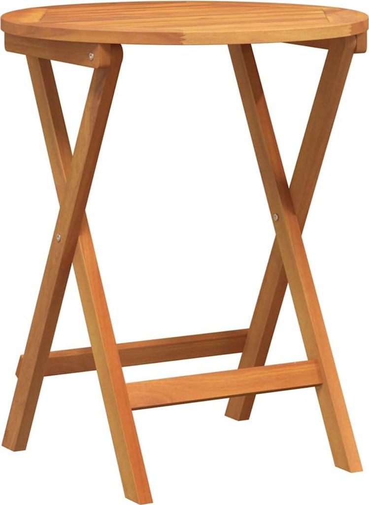 Gartentisch Natur 60 x 60 x 72 cm Massivholz Akazie