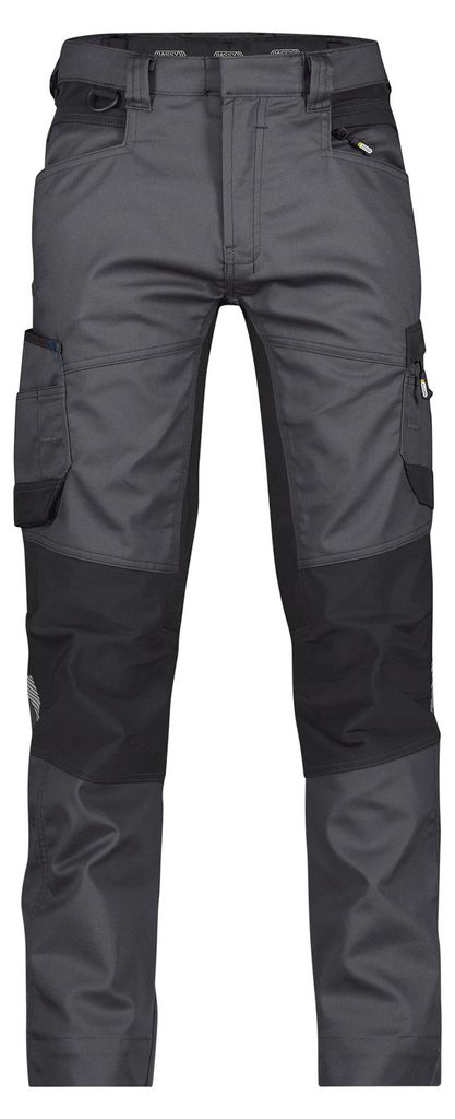 DASSY Arbeitshose HELIX Stretch Gr. 52 grau/schwarz STANDARD
