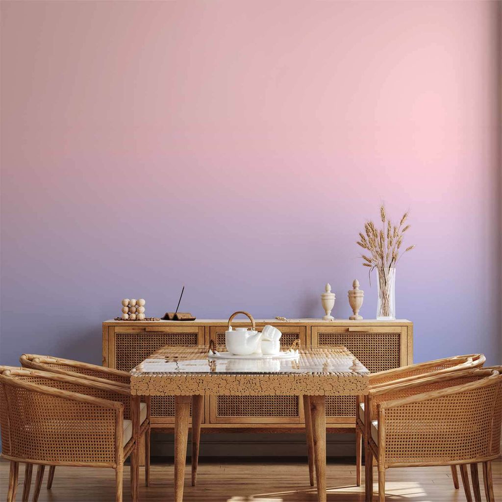 Vlies Fototapete - Pink Dawn - Gradient Background from Pink to Cool Blue 200x140 cm Muster f-A-10217-a-a
