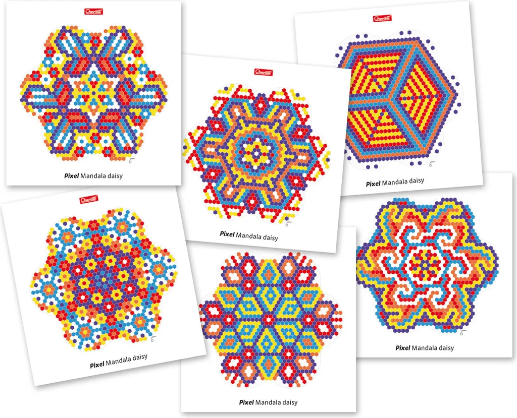 Jeu de Composition Mandala Daisy Quercetti avec Picots Multicolores 5+ - 2