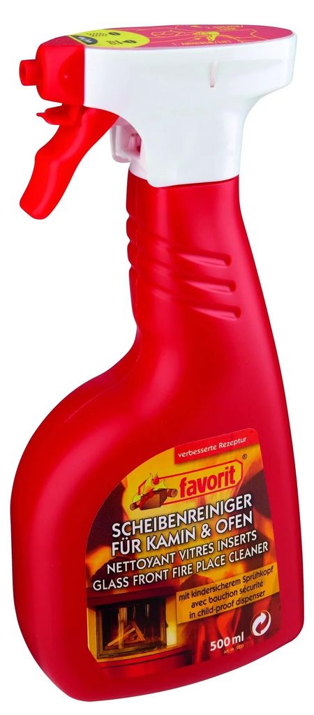 Favorit Scheibenreiniger für Kamin- und Ofenscheiben Inhalt Produktbild 
