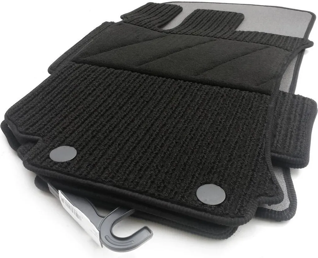 Set Tappetini Neri Doppia Nervatura per Mercedes Classe R W251 Originali