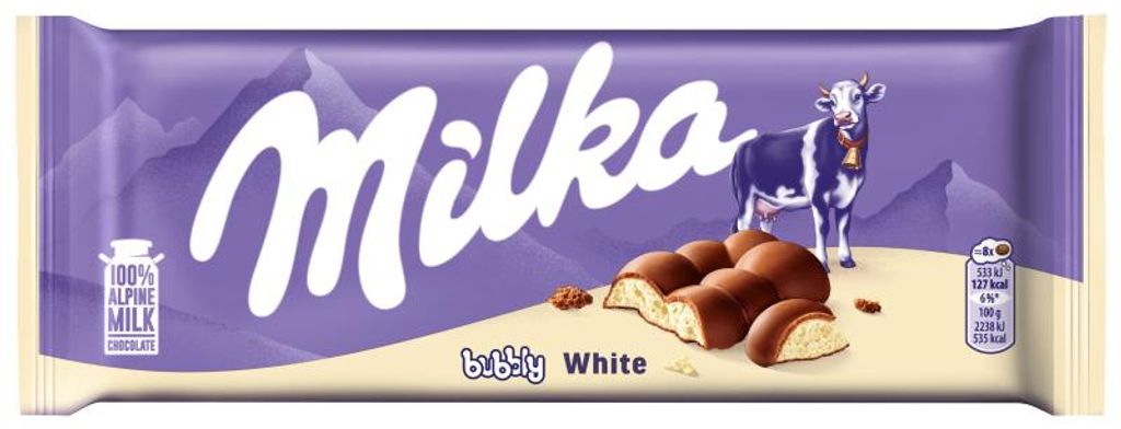 Milka Bubbly chocolade, 95 gram Productafbeelding 