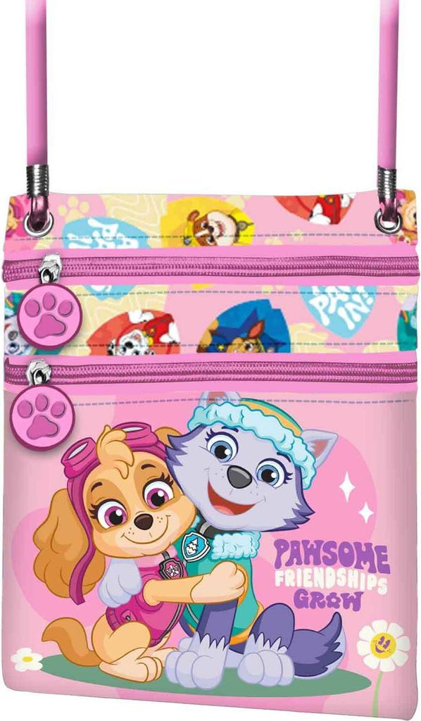 Paw Patrol Pink Umhangetasche vertikal Umhangetasche Paw Patrol Friendship