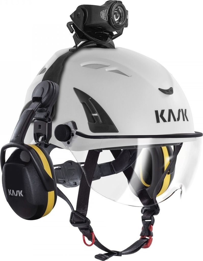 Kask WLA00001-240 KL-1 hoofdlamp, kleur: zwart/wit Productafbeelding 