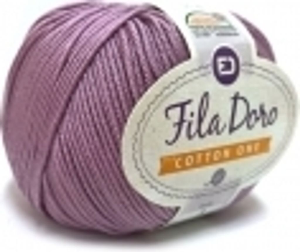 Fila Doro Baumwollgarn Baumwolle One, 143m/50 g in flieder (Farbe 3)