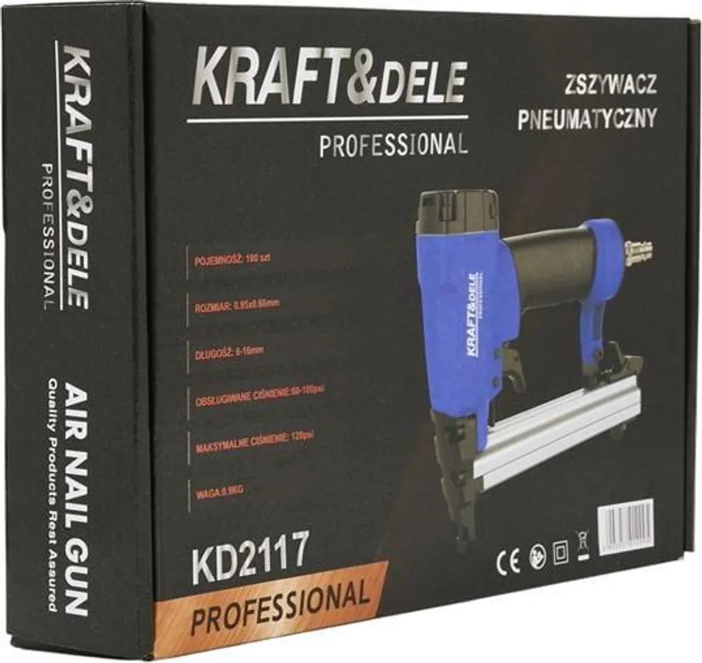 Agrafeuse Pneumatique Kd2117 à Haute Pression avec Corps en Métal - 3