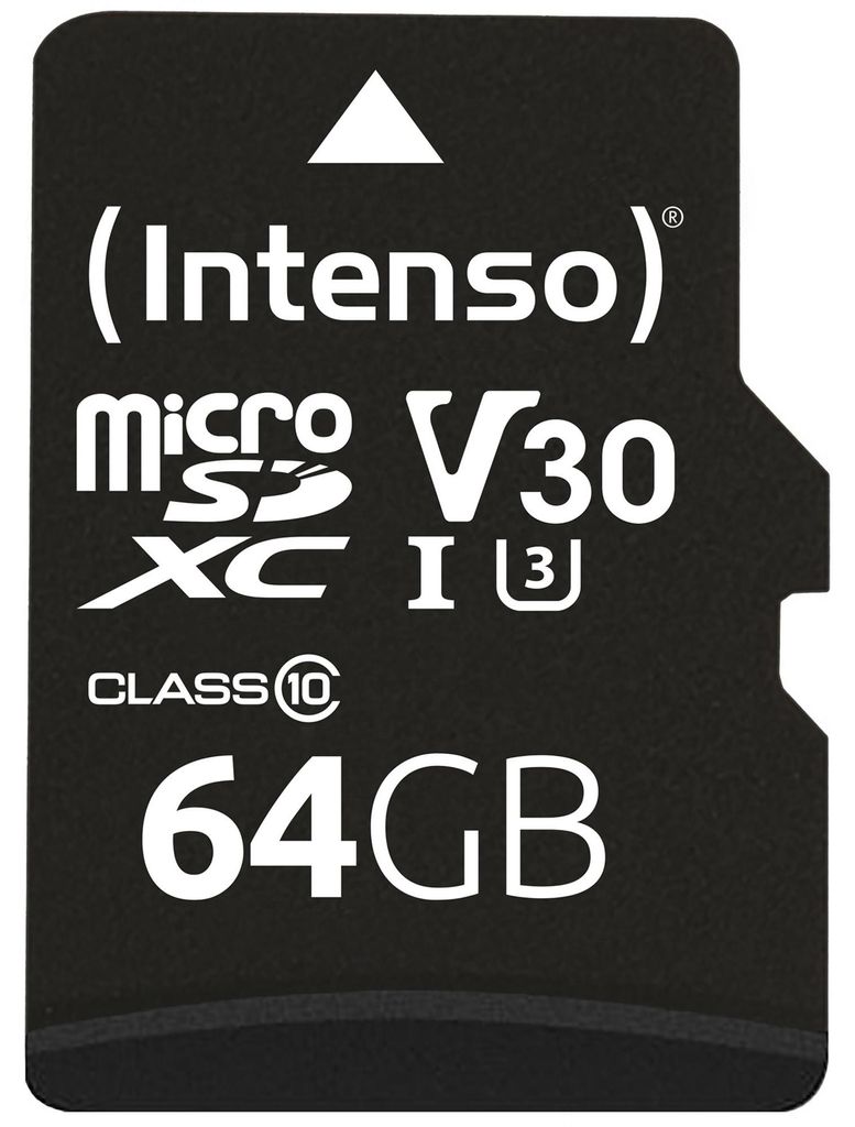 Intenso 3433490 memoria flash 64 GB MicroSDXC UHS-I Classe Immagine del prodotto 