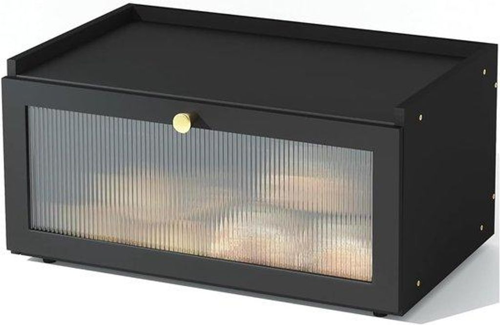 Bamboe Schalen - stijlvol en functioneel - 1 Stück - schwarz - 40 x 25 x 20 cm