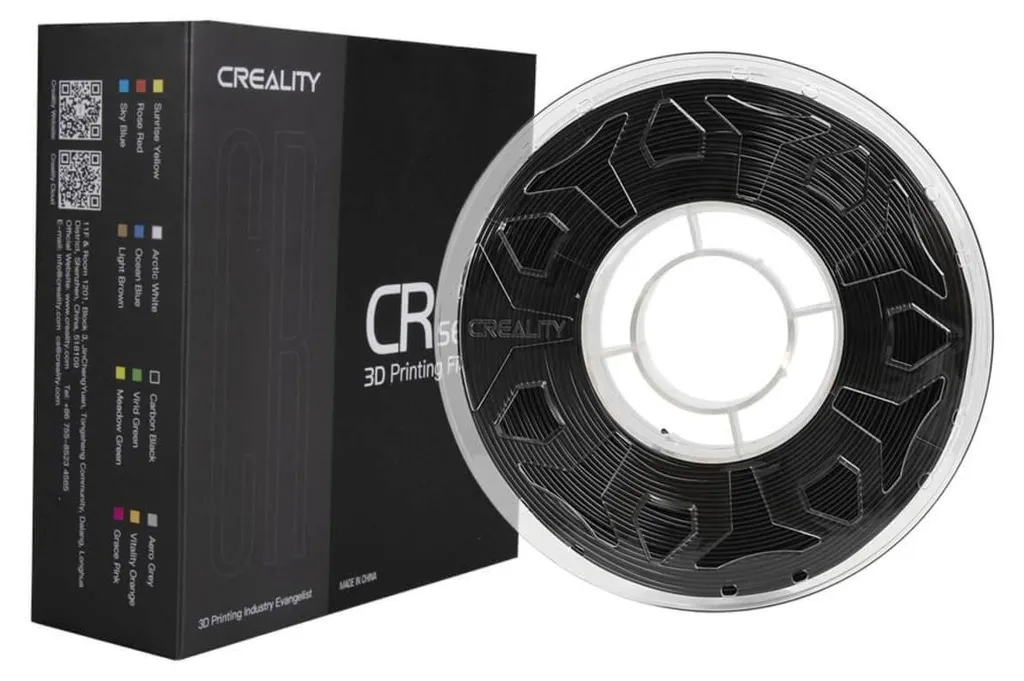 Consommable Impression 3D PLA Noir 1.75mm Creality CR 1kg Premium
