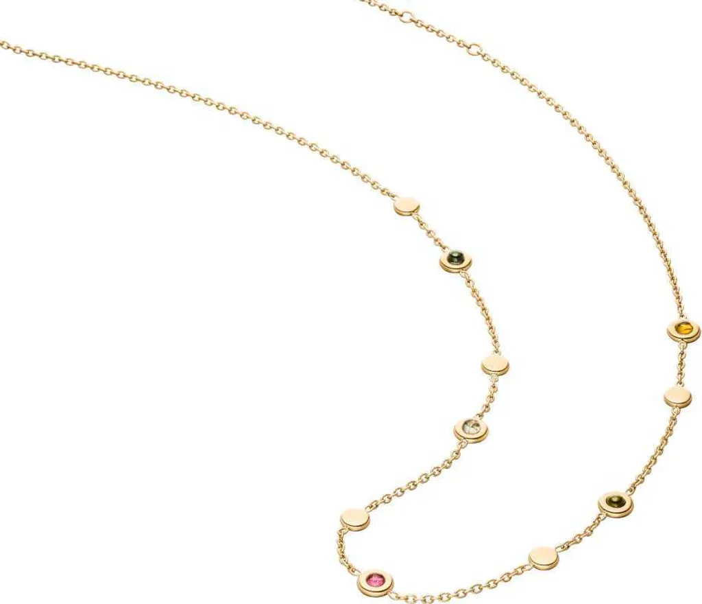 Collier pierres tourmalines et titane hypoallergénique Boccia 08055-02