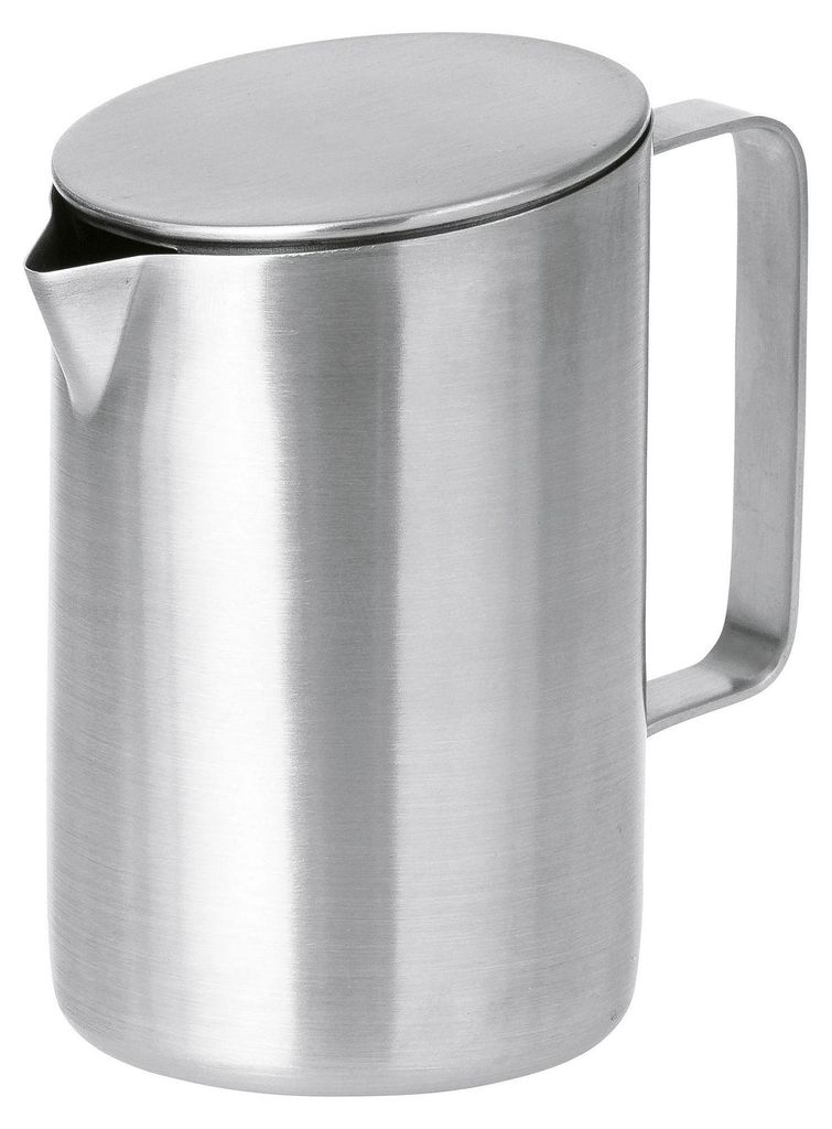 Esmeyer Milchkännchen mit Deckel VISTA rund silber aus Produktbild 