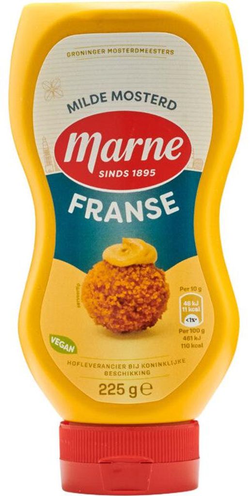 Marne Franse Mosterd Mild 225g – spécialité de moutarde Image du produit 