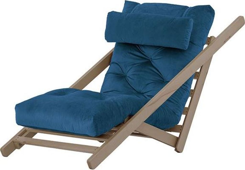 Sessel Nappa mit verstellbarer Rückenlehne-Velluto 11-wax black