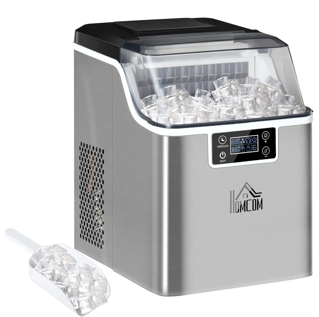 Machine à glaçons pour soirées et événements - Débit 20kg/24h avec bac 2,3L