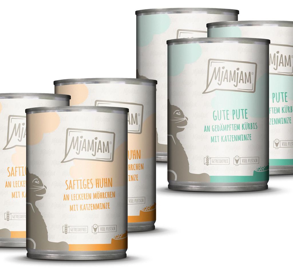 MjAMjAM - Premium Nassfutter für Katzen - Monopaket I - mit Produktbild 