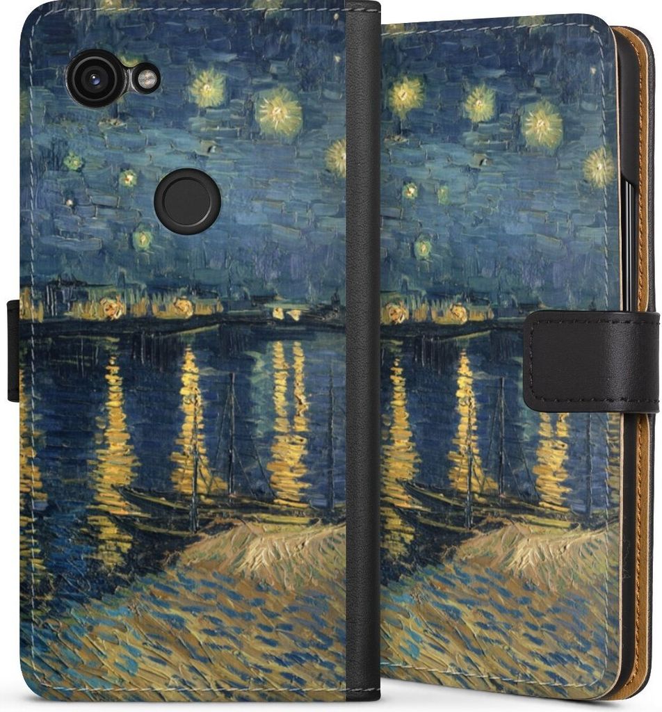 DeinDesign Klapphülle für Google Pixel 3a Handytasche Lederhülle Tasche Kunst Malerei