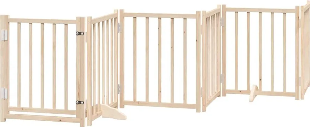 Barriera Cani VidaXL 300cm Legno Abete - Divisorio Pieghevole Estensibile