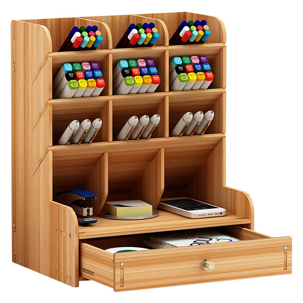 Schreibtisch Organizer Stiftehalter Aufbewahrungsbox Schreibtischbox Schubladen