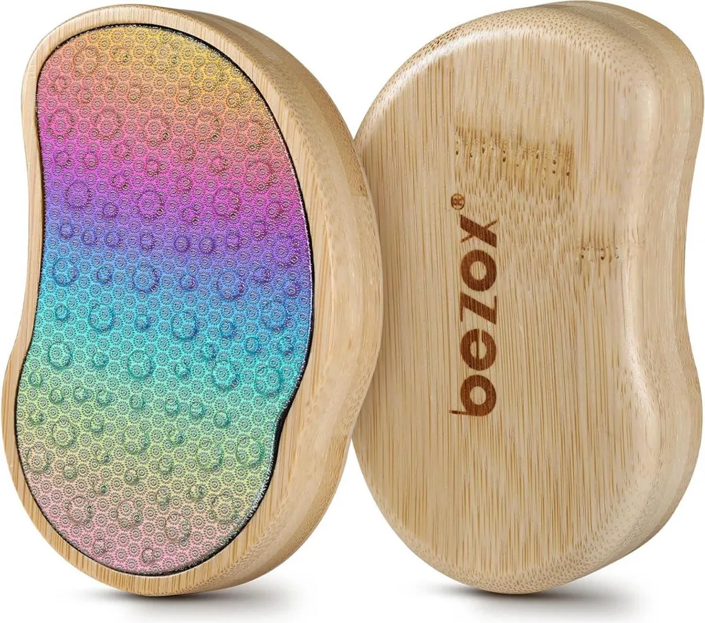 Lime à pied en acier inox avec manche ergonomique en bois noble