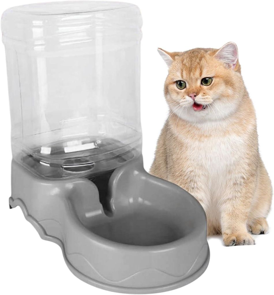 Abnehmbarer, auslaufsicherer 3,5-Liter-Wasserspender für Kleintiere (Hunde/Katzen)