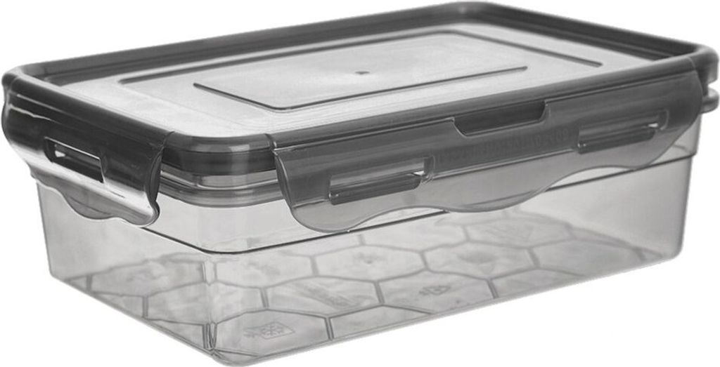 Orion Aufbewahrungsbehälter Aufbewahrungsbox Mehrzweckbox mit Deckel Dichtung Clips für Lebensmittel Kleingegenstände 850 ml