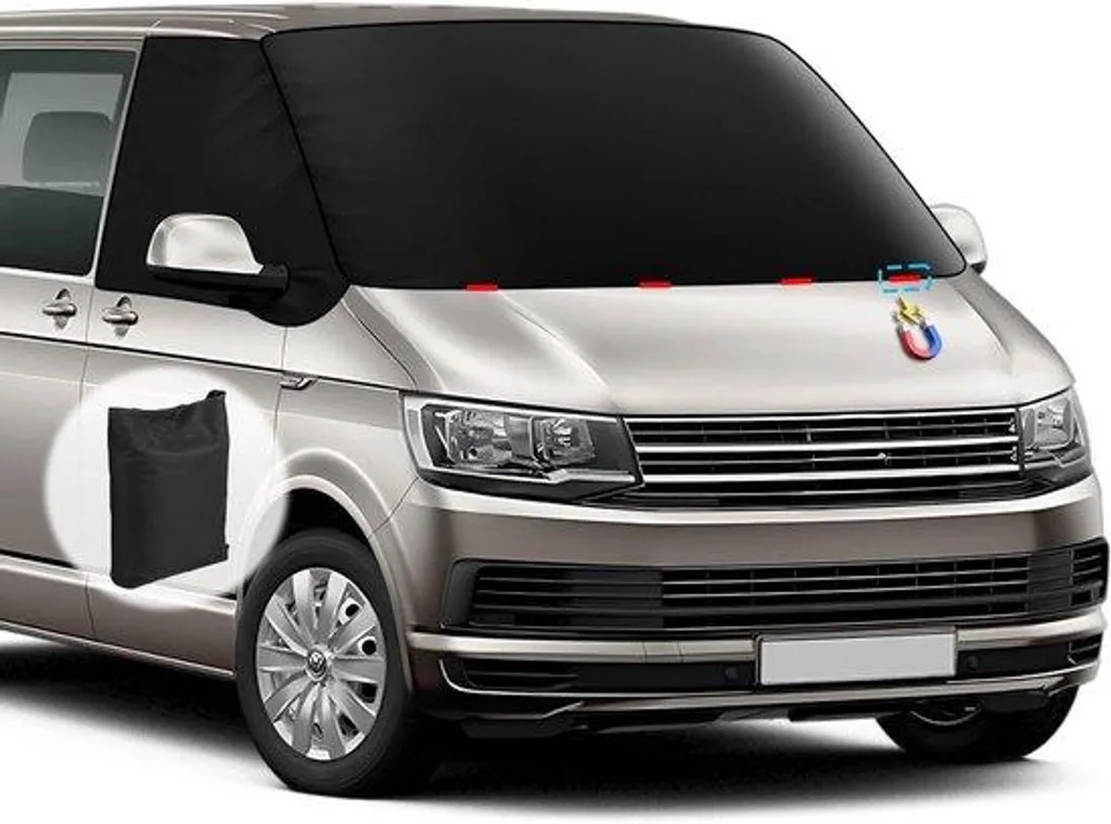 Housse Pare-Brise VW T5 T6 Anti-Givre et Chaleur Oxford 600D Universel