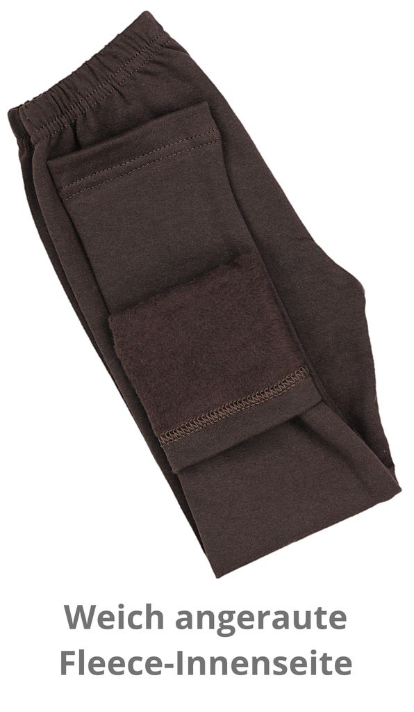 TupTam Meisjes Legging Gevoerd Fleece Winter Thermisch Hoge Taille 2 Paar, 2-pack Zwart/Grijs Gevlekt, 128