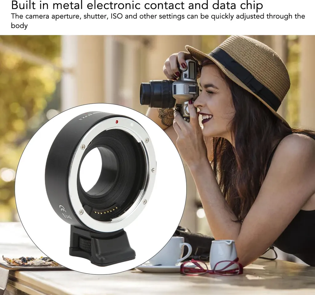 Adaptateur autofocus d'objectif EF vers boîtier Fujifilm X - 5