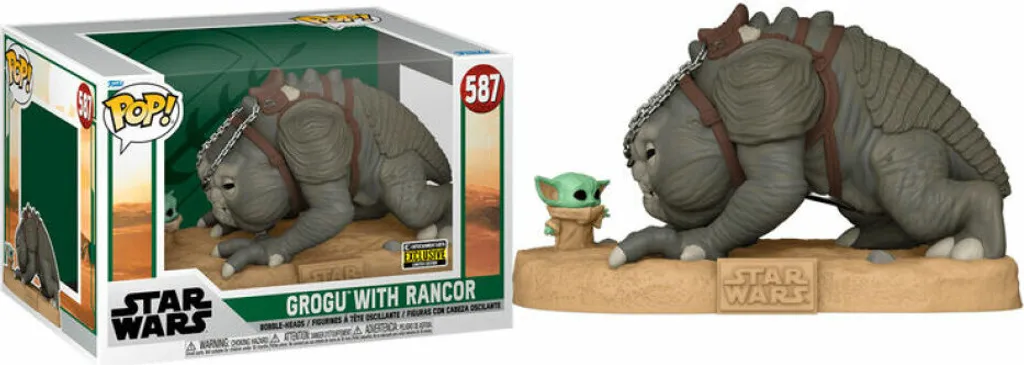 Grogu avec Rancor Funko Pop! Exclusive Figurine Star Wars 15cm en Vinyle