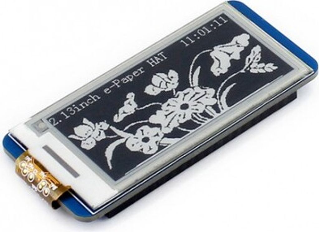 Waveshare 2.13inch 250x122 E-Ink Display HAT for Raspberry Pi SPI