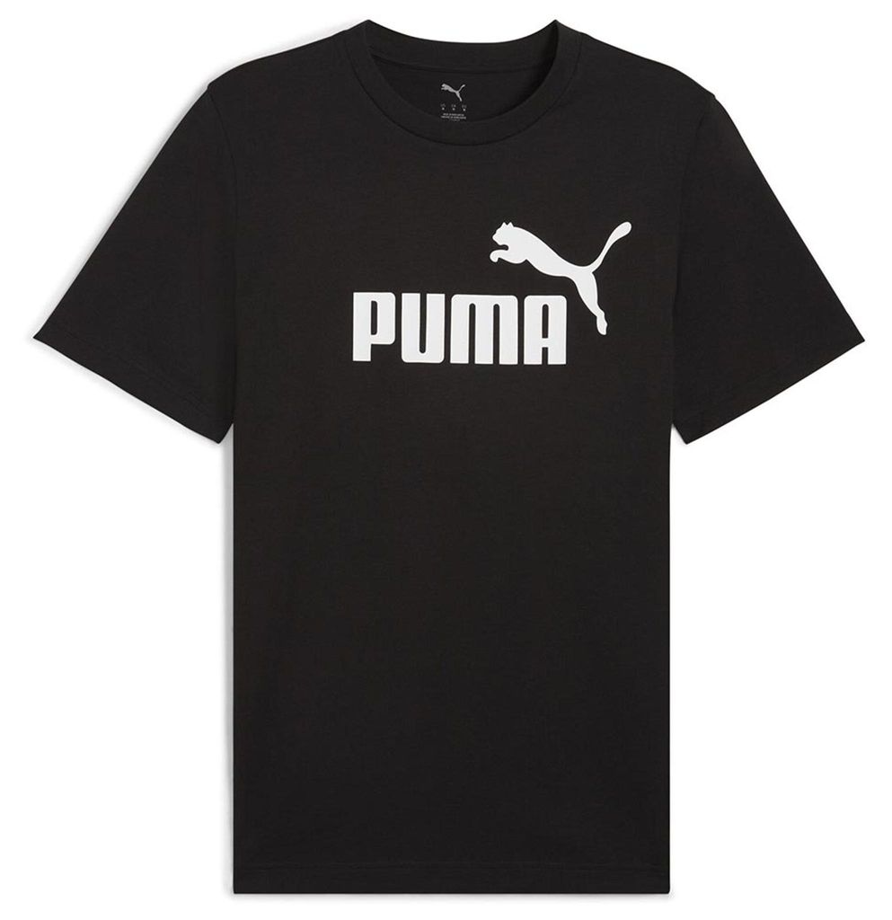 Puma Ess N1 Logo Kurzarm-t-shirt Schwarz M Herren,Damen Produktbild 