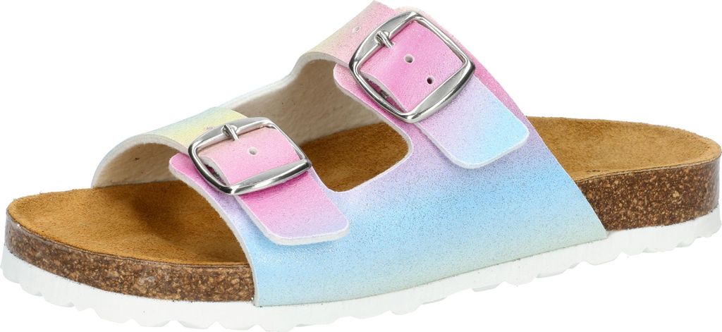 Bioline Shadow Pantolette für Kinder, Gr. 33, mit verstellbaren Schnallen und ergonomischem Fußbett