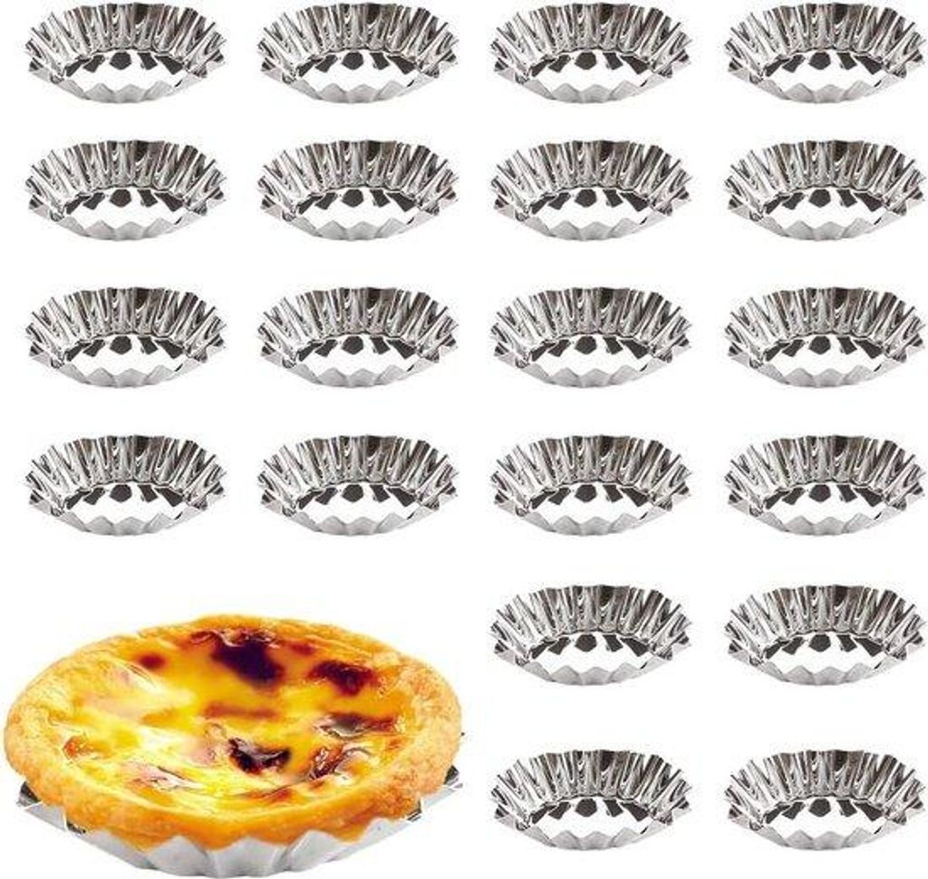 Kleine Backformen 20 Stück, Muffin Cupcake Förmchen