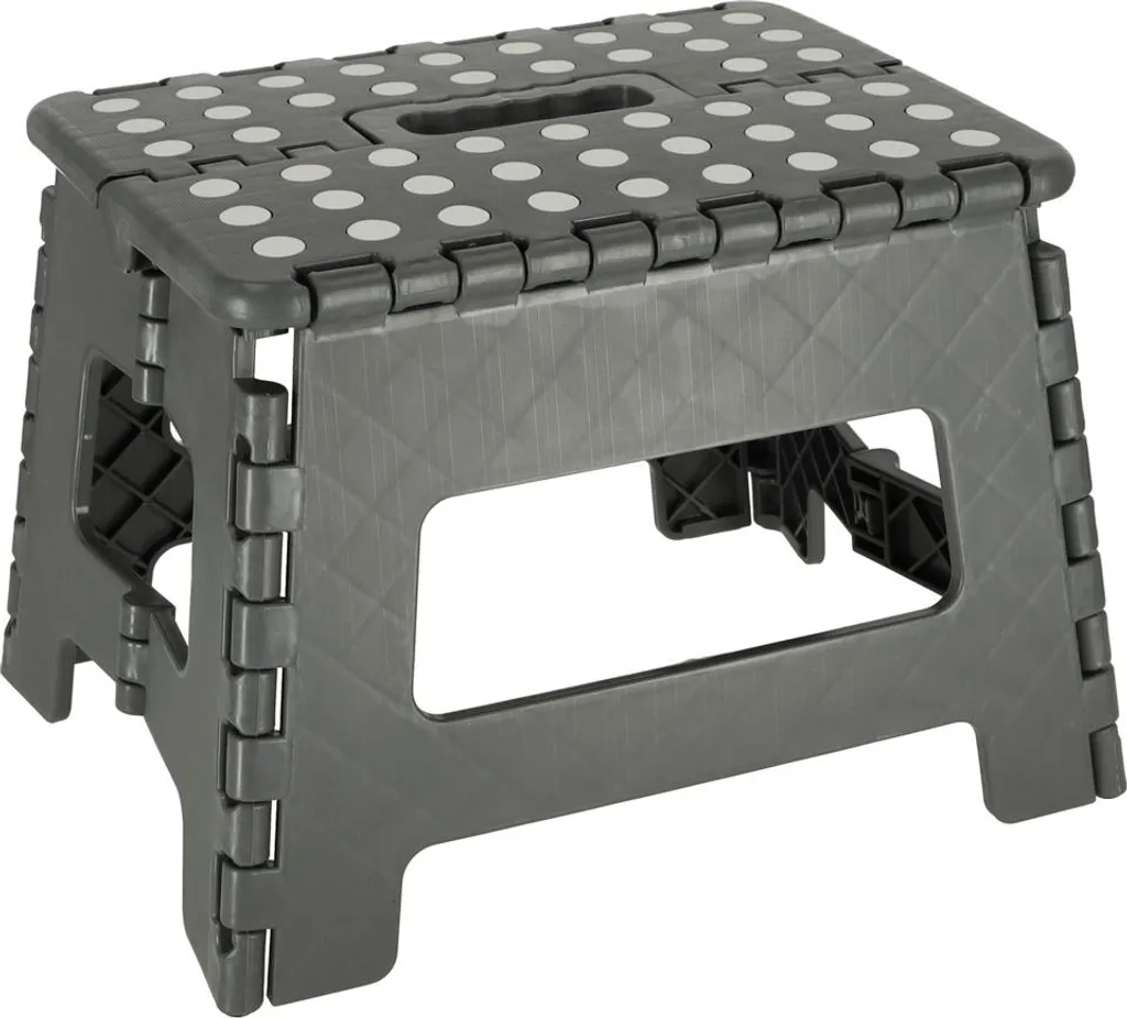 Sgabello Multiuso Grigio Scuro 22 cm | Design Salvaspazio Moderno