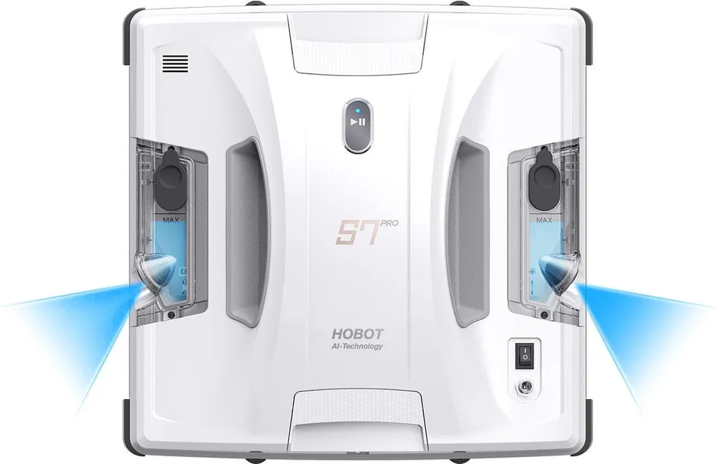 HOBOT S7 PRO Robot Nettoyeur de Vitres HBS7PRO avec Double Pulvérisation