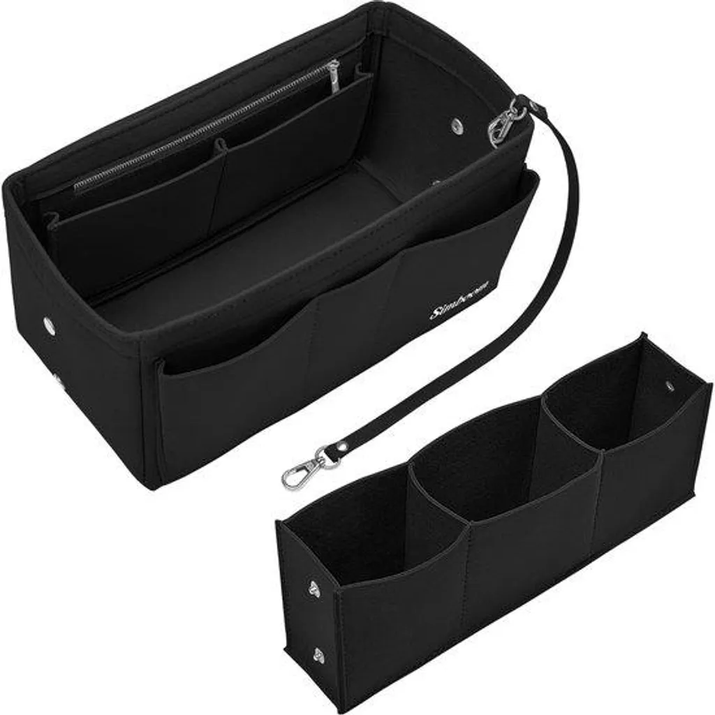 Rangement sac noir XL : stop au désordre avec compartiments amovibles