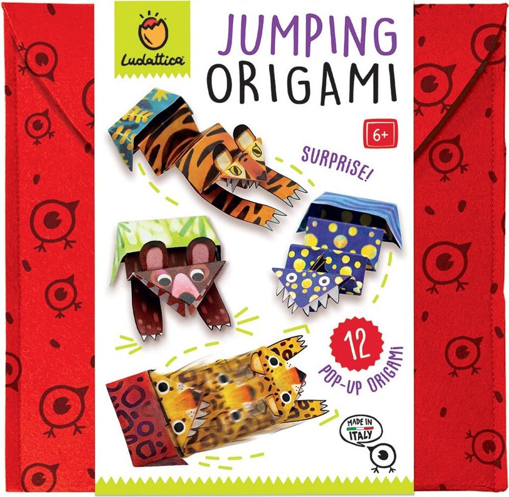 Ludattica Jumping Origami Surprise! Origami-figuren Rot Rot One Size