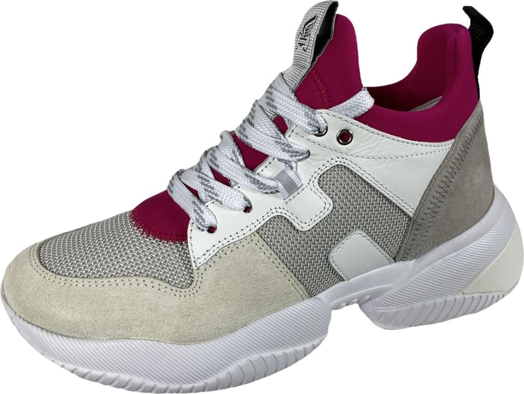 E54 Turnschuhe donna HOGAN INTERACTION H487 SLIP ON Schuhe Frauen