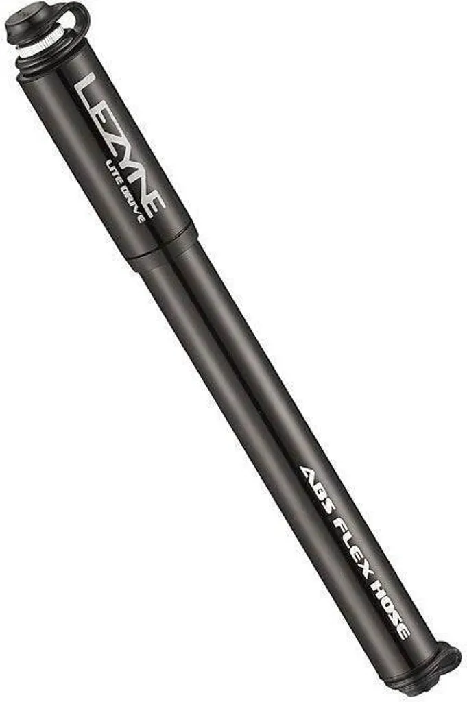 Lezyne Lite Drive S Pompe vélo en aluminium CNC Noir ultra légère
