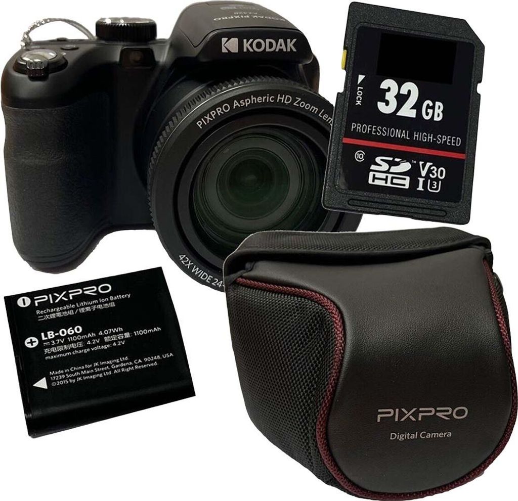 Pack appareil photo PixPro AZ426 +Batterie/étui BK Image du produit 