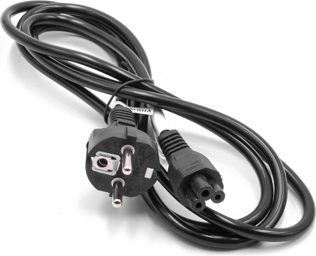 vhbw Netzkabel Schutzkontaktstecker für Kaltgeräte z.B. PC Produktbild 
