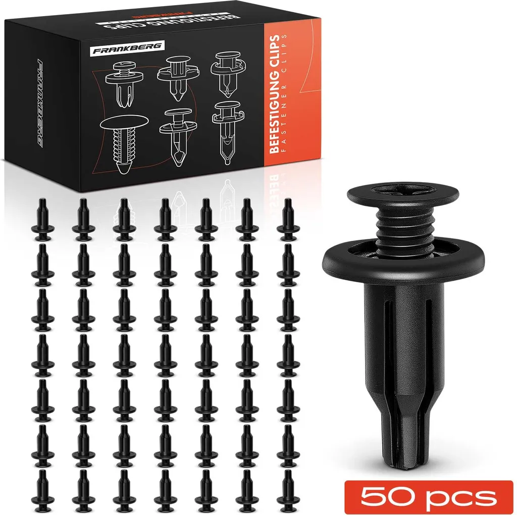 Agrafes de carrosserie en plastique pour Honda Accord et Civic X