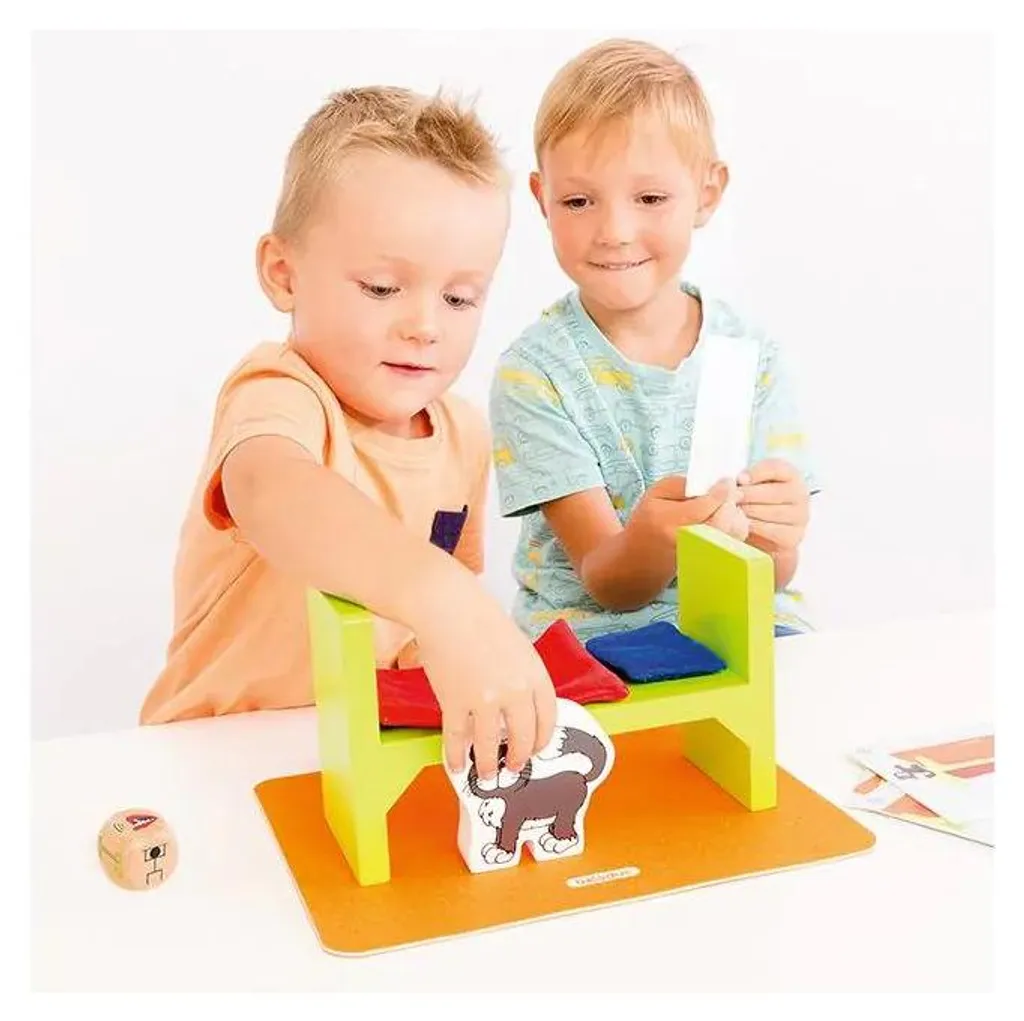 Jeu éducatif en bois Beleduc XXL À la recherche de Monty grand format 4 ans