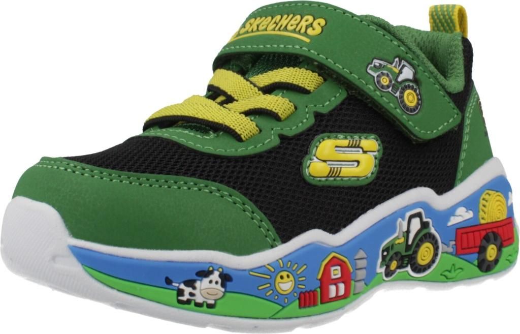 Skechers Sneakers 407065N GNBK in Green color size 25 Image du produit 