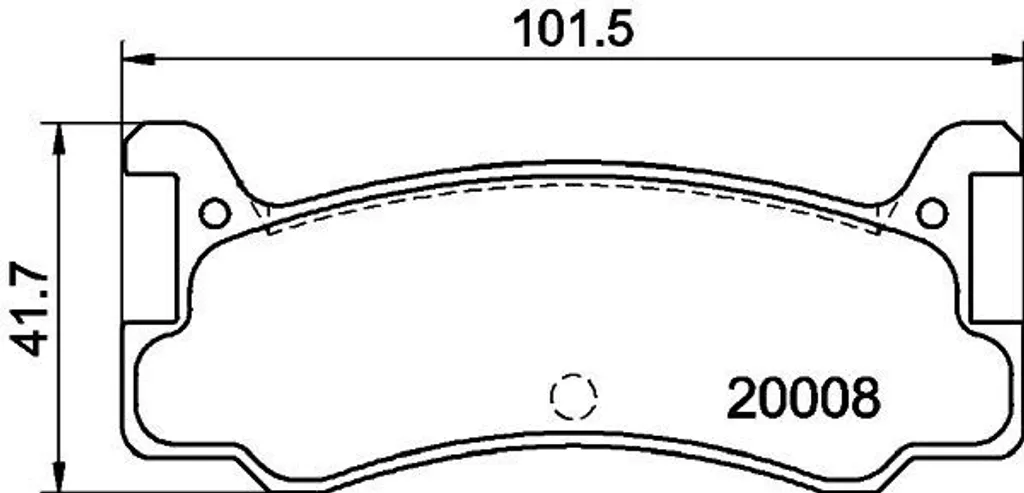 Plaquettes de frein HELLA 8DB 355 005-701 pour Mazda MX-3 EC OE 0449287201